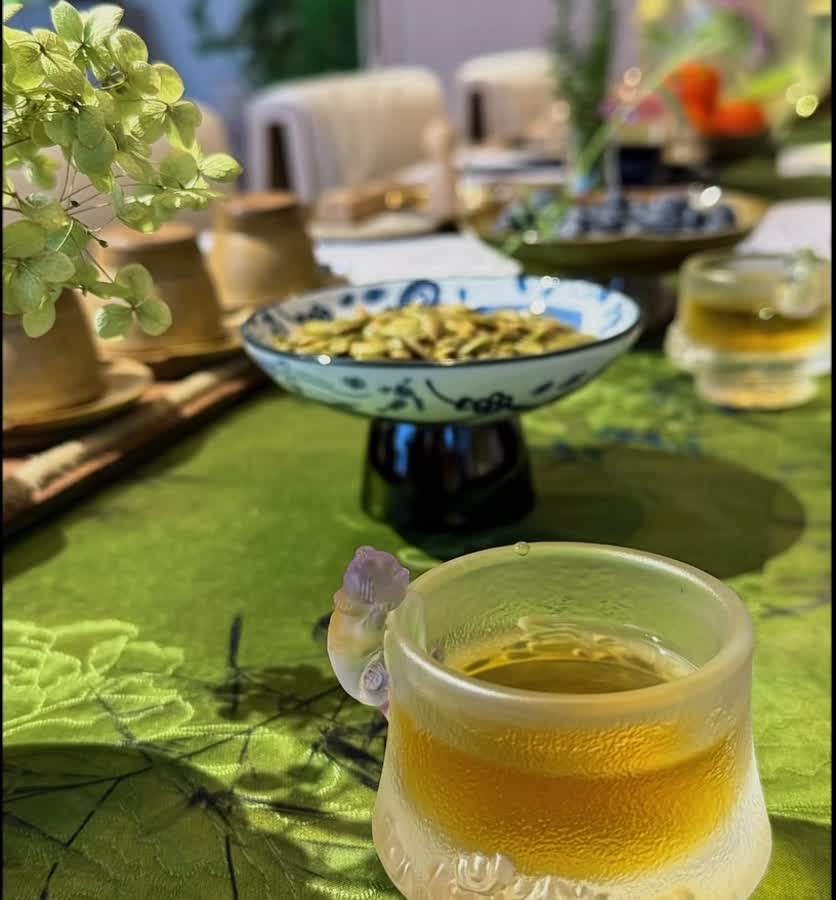 茶席里的秋日细节